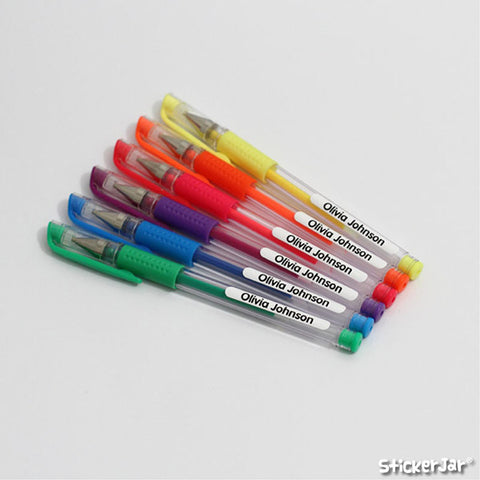 Stick On Name Labels UK | Stick On Name Tags | Colourful Stickers