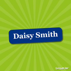 Funky Name Labels | Colourful Stick On Name Labels | Nursery Name Stickers