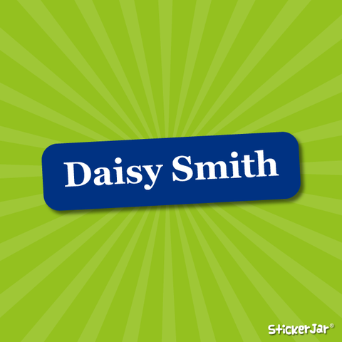 Funky Name Labels | Colourful Stick On Name Labels | Nursery Name Stickers