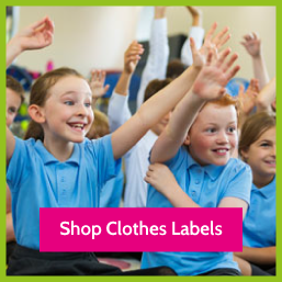 Clothes Name Labels. Stick On School Name Labels, Name Tags: Stikins ®