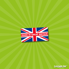 Made In Britain Labels | Union Jack Labels | Customisable Union Jack Stickers 