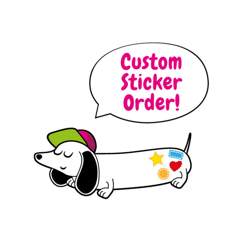 custom stickers | custom sticker | personalised sticker