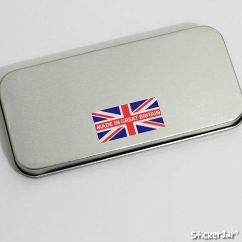 Made In Britain Labels | Union Jack Labels | Customisable Union Jack Stickers 